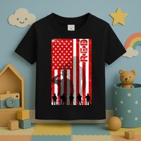 RED Remeber Everyone Deployed Support Military Troops Toddler T-Shirt