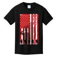 RED Remeber Everyone Deployed Support Military Troops Kids T-Shirt