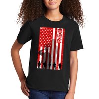 RED Remeber Everyone Deployed Support Military Troops Kids T-Shirt