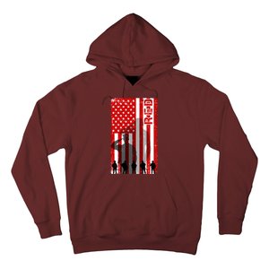 RED Remeber Everyone Deployed Support Military Troops Hoodie