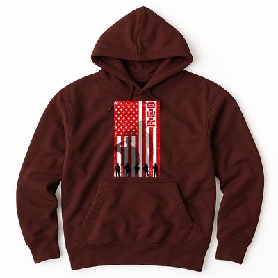 RED Remeber Everyone Deployed Support Military Troops Hoodie