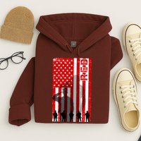 RED Remeber Everyone Deployed Support Military Troops Hoodie