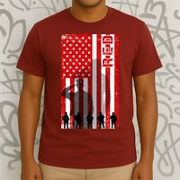 RED Remeber Everyone Deployed Support Military Troops T-Shirt
