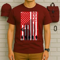 RED Remeber Everyone Deployed Support Military Troops T-Shirt