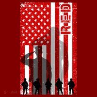 RED Remeber Everyone Deployed Support Military Troops Sustainable Beanie