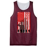 RED Remeber Everyone Deployed Support Military Troops Mesh Reversible Basketball Jersey Tank