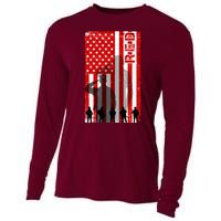 RED Remeber Everyone Deployed Support Military Troops Cooling Performance Long Sleeve Crew