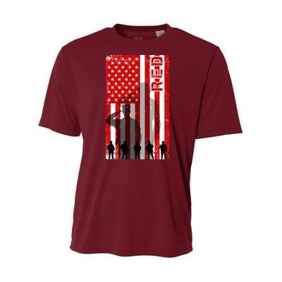 RED Remeber Everyone Deployed Support Military Troops Youth Performance Sprint T-Shirt