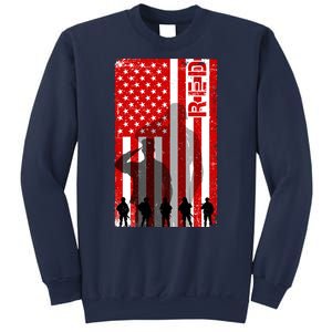 RED Remeber Everyone Deployed Support Military Troops Sweatshirt