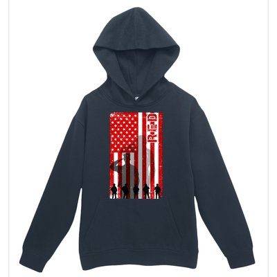 RED Remeber Everyone Deployed Support Military Troops Urban Pullover Hoodie