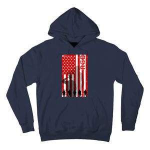 RED Remeber Everyone Deployed Support Military Troops Tall Hoodie