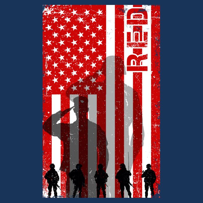 RED Remeber Everyone Deployed Support Military Troops Infant Baby Jersey Bodysuit