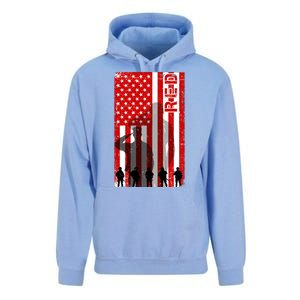 RED Remeber Everyone Deployed Support Military Troops Unisex Surf Hoodie