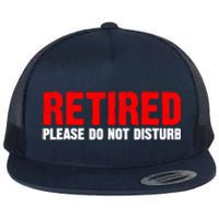 Unique Retirement  Retired Worked Retiring Flat Bill Trucker Hat