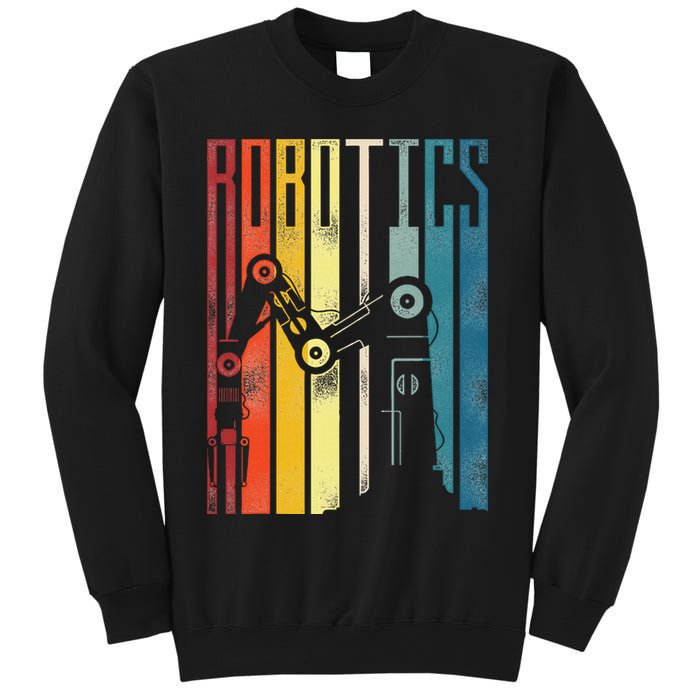 Robot Robotics Engineer Retro Vintage Robotics Sweatshirt