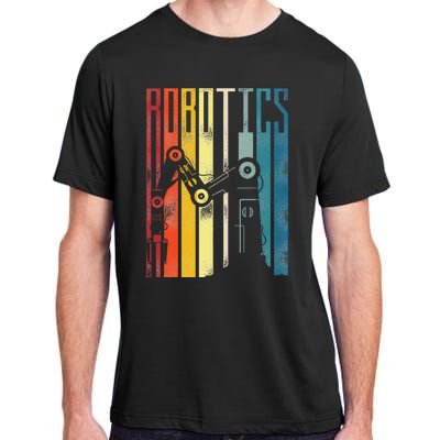 Robot Robotics Engineer Retro Vintage Robotics Adult ChromaSoft Performance T-Shirt