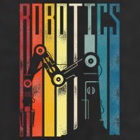 Robot Robotics Engineer Retro Vintage Robotics Knit Cap Winter Beanie