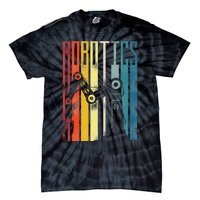 Robot Robotics Engineer Retro Vintage Robotics Tie-Dye T-Shirt