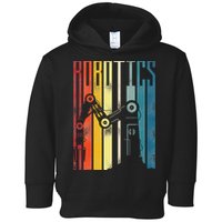 Robot Robotics Engineer Retro Vintage Robotics Toddler Hoodie