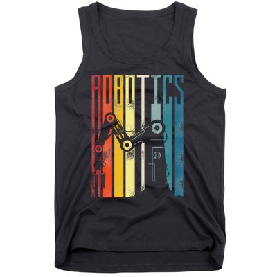 Robot Robotics Engineer Retro Vintage Robotics Tank Top