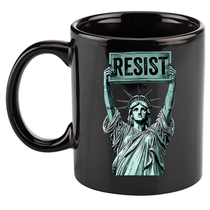 Resist 11oz C Handle Ceramic Mug