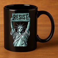 Resist 11oz C Handle Ceramic Mug