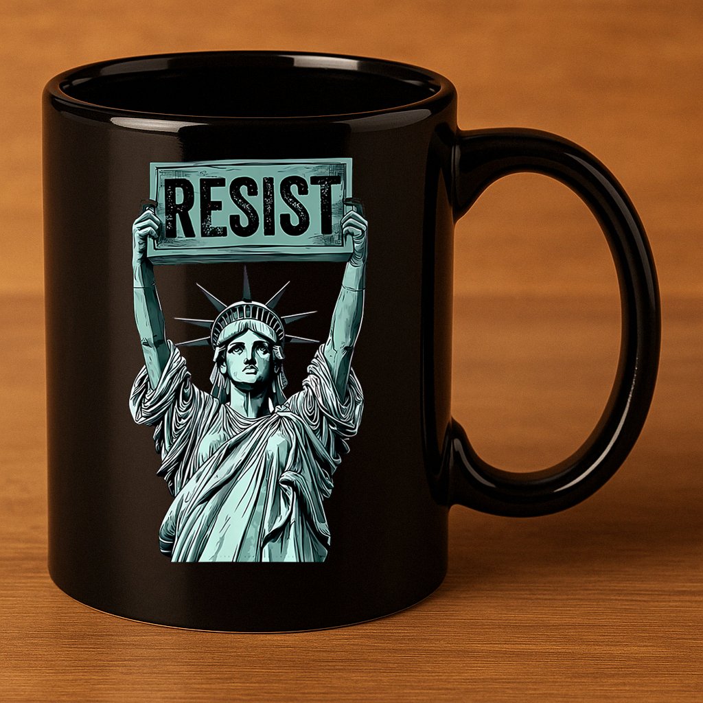 Resist 11oz C Handle Ceramic Mug