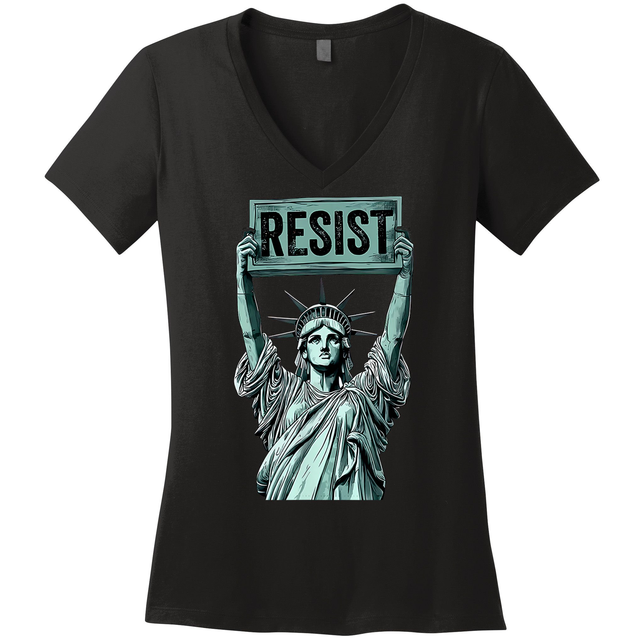Resist Women's V-Neck T-Shirt