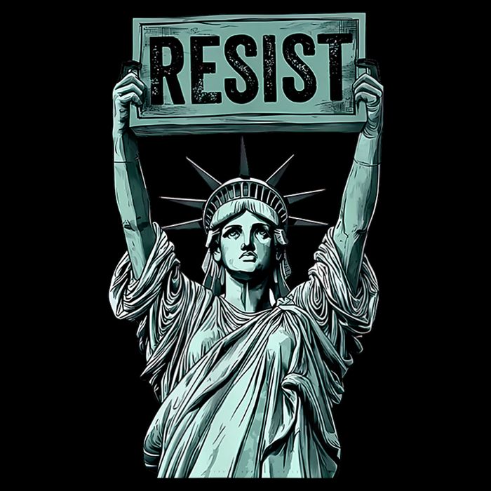 Resist Zip Tote Bag