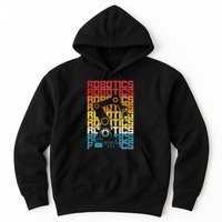 Robot Robotics Engineer Retro Vintage Robotics Hoodie
