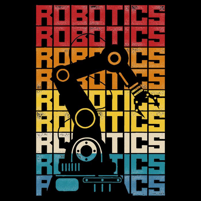 Robot Robotics Engineer Retro Vintage Robotics Zip Tote Bag