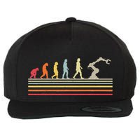 Robot Robotics Engineer Retro Vintage Wool Snapback Cap