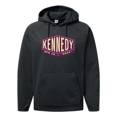 RFK Robert F Kennedy Jr For President 2024 Performance Fleece Hoodie