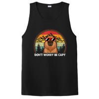 Retro Rodent Funny Capybara Dont Be Worry Be Capy PosiCharge Competitor Tank