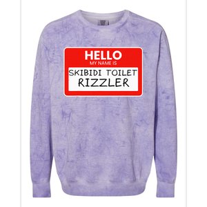 Rizzler Rizz Funny Memes Internet Memes Gen Z Colorblast Crewneck Sweatshirt