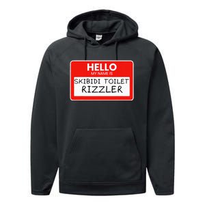 Rizzler Rizz Funny Memes Internet Memes Gen Z Performance Fleece Hoodie