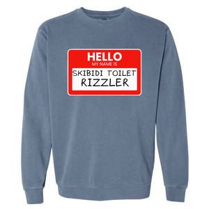 Rizzler Rizz Funny Memes Internet Memes Gen Z Garment-Dyed Sweatshirt