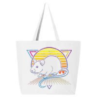 Retro Rat For Rat Lover 25L Jumbo Tote