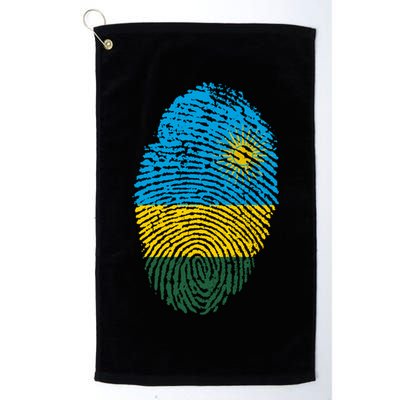 Rwanda Rwandan Flag Patriotic Pride Heritage Gift Golf Towel