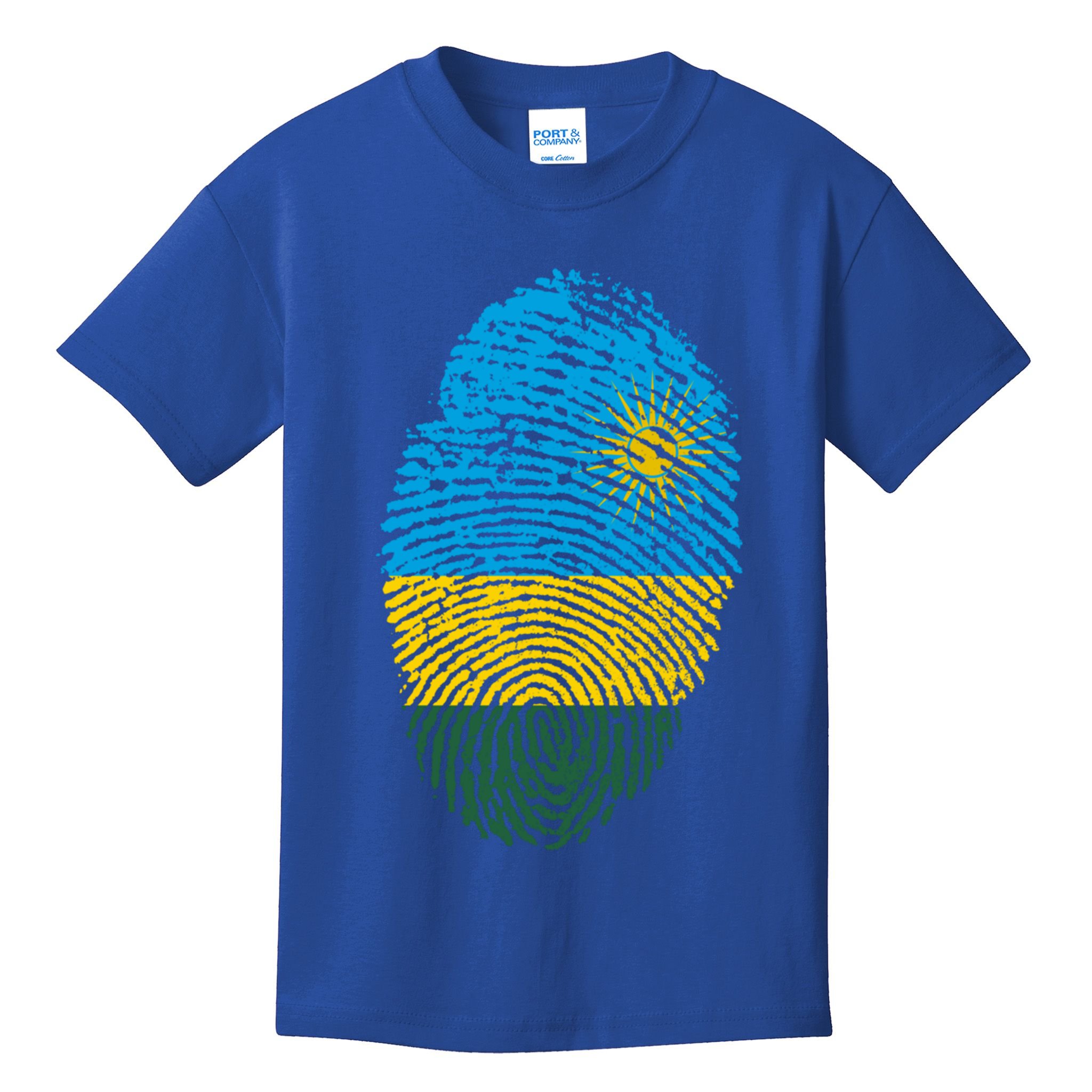 Rwanda Rwandan Flag Patriotic Pride Heritage Gift Kids T-Shirt