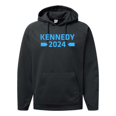 RFK Robert F Kennedy Jr For President 2024 Performance Fleece Hoodie