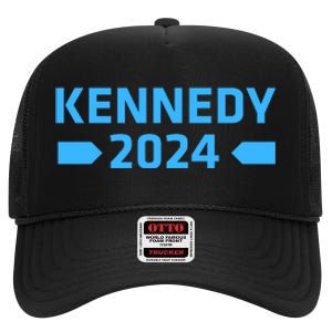 RFK Robert F Kennedy Jr For President 2024 High Crown Mesh Back Trucker Hat