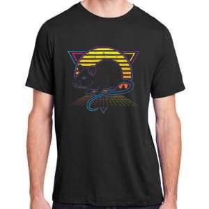 Retro Rat For Rat Lover Adult ChromaSoft Performance T-Shirt