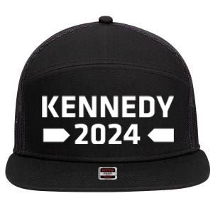 RFK Robert F Kennedy Jr For President 2024 7 Panel Mesh Trucker Snapback Hat