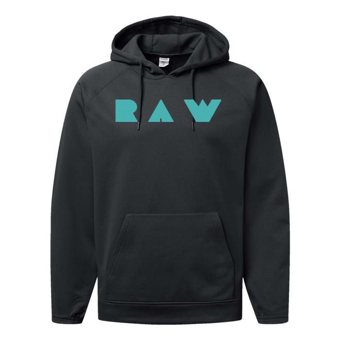 Raw Raw Foods Vegan Vegetarian Performance Fleece Hoodie