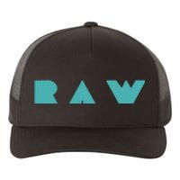 Raw Raw Foods Vegan Vegetarian Yupoong Adult 5-Panel Trucker Hat