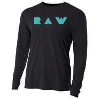 Raw Raw Foods Vegan Vegetarian Cooling Performance Long Sleeve Crew