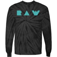 Raw Raw Foods Vegan Vegetarian Tie-Dye Long Sleeve Shirt