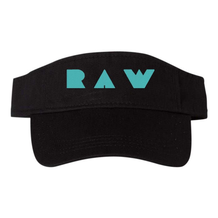 Raw Raw Foods Vegan Vegetarian Valucap Bio-Washed Visor