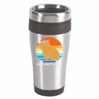 Retro Rodent Funny Capybara Dont Be Worry Be Capy 16oz Travel Tumbler